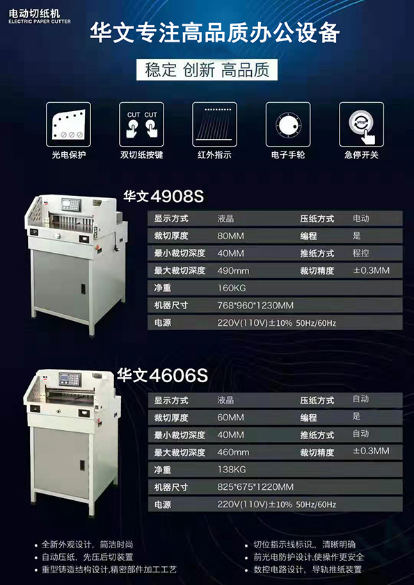 電動切紙機(4908s--4